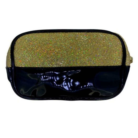 Gold Glitter Essential Oil Bag - 10 Bottle Pockets - Picture 2 of 3